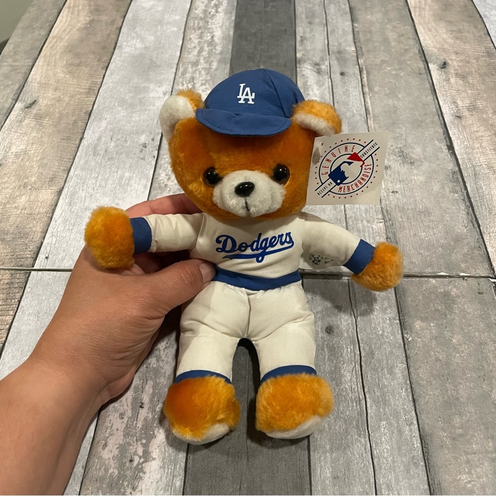 LA Dodgers Vintage Teddy Bear Plush Toy NWT